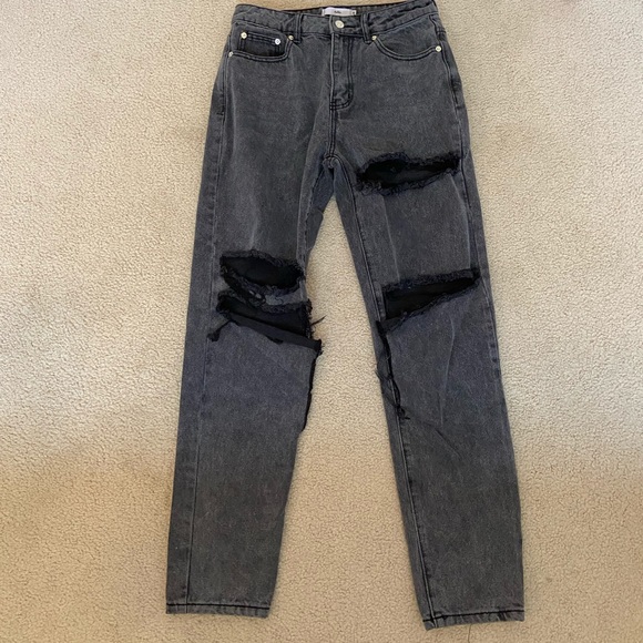 Adika Davis Jeans Straight Black Wash - Picture 6 of 10